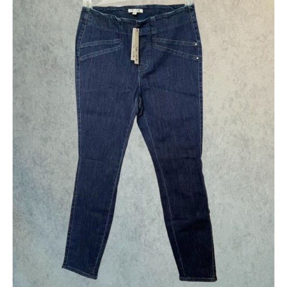 Nic+Zoe All Day Slim Jeans Womens Size 6 Pull On Mid Rise Ankle Stretch NEW!